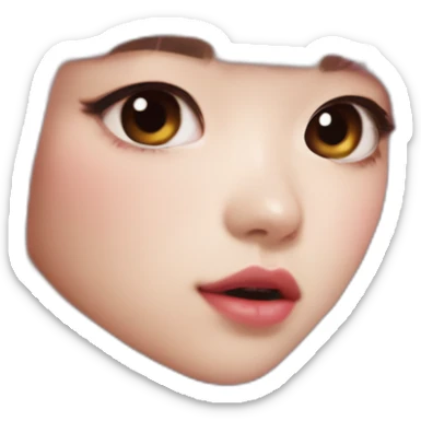 LaLisa-blackpink-cute-girl-kpopstar-fleshy face- sticker