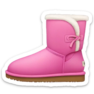 Pink ugg  sticker