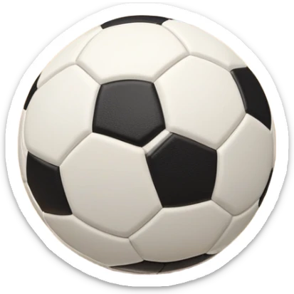 A mini football (futsal) ball placed on the court, with the goals and boundary lines visible in the background. The scene captures the fast-paced nature of the sport, with the compact indoor court and a focus on the ball ready for action. sticker
