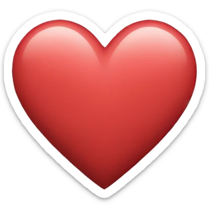 Heart sticker