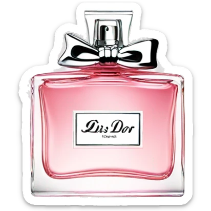 Miss dior perfume sticker