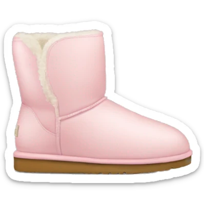 light pink uggs sticker