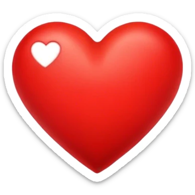 coloured heart  sticker