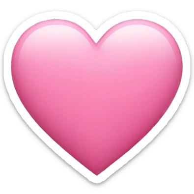 pink heart  sticker