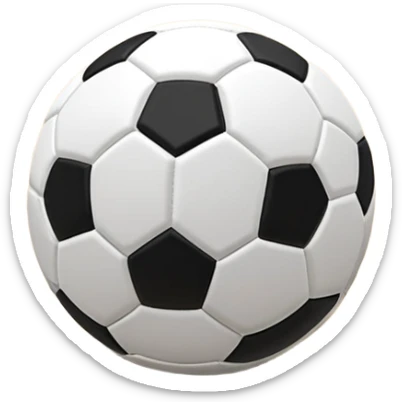 A mini football (futsal) ball placed on the court, with the goals and boundary lines visible in the background. The scene captures the fast-paced nature of the sport, with the compact indoor court and a focus on the ball ready for action. sticker
