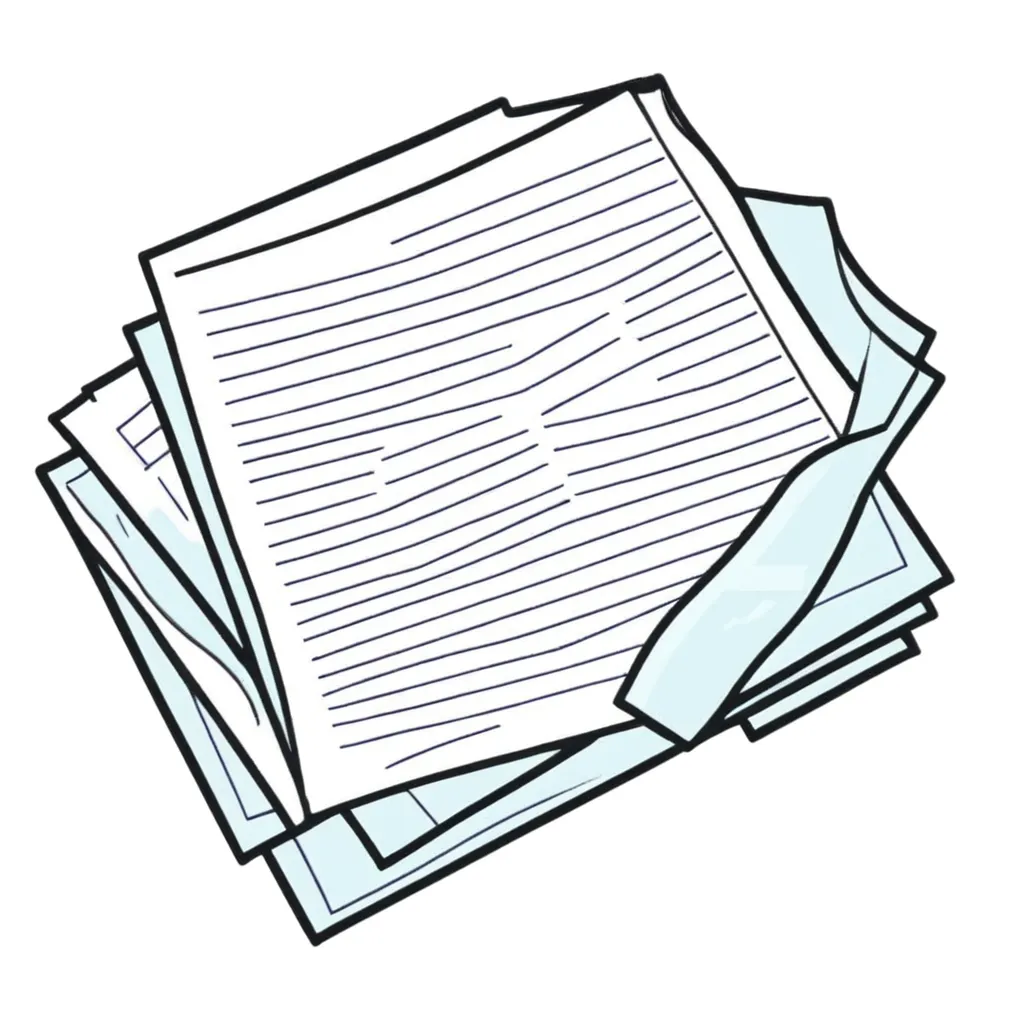 scattered papers on the floor emoji