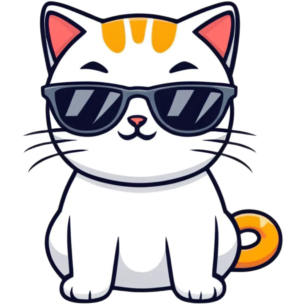 cat wearing sunglasses emoji