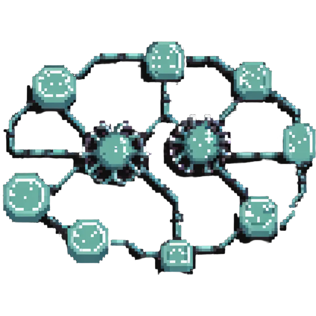 miniature technology, nanobots working at molecular level emoji
