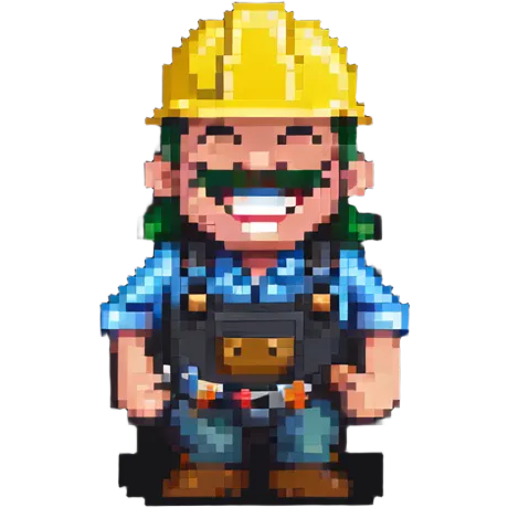 builder laughing hard emoji