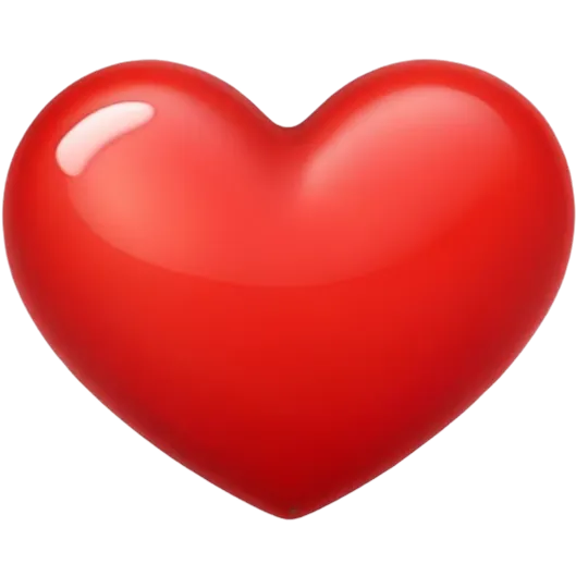 red heart emoji