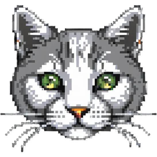 A happy cat with whiskers emoji