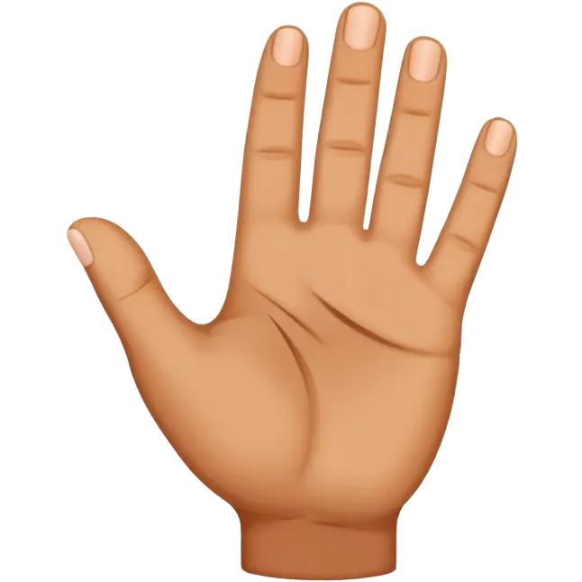 create a C with your pointer finger and thumb emoji