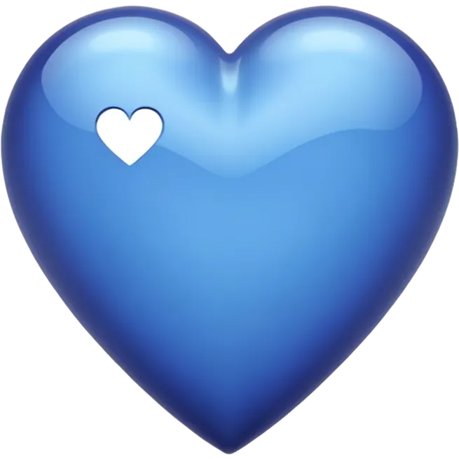 Indigo heart emoji