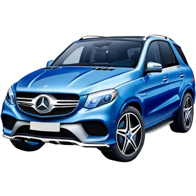 Mercedes GLE blue emoji