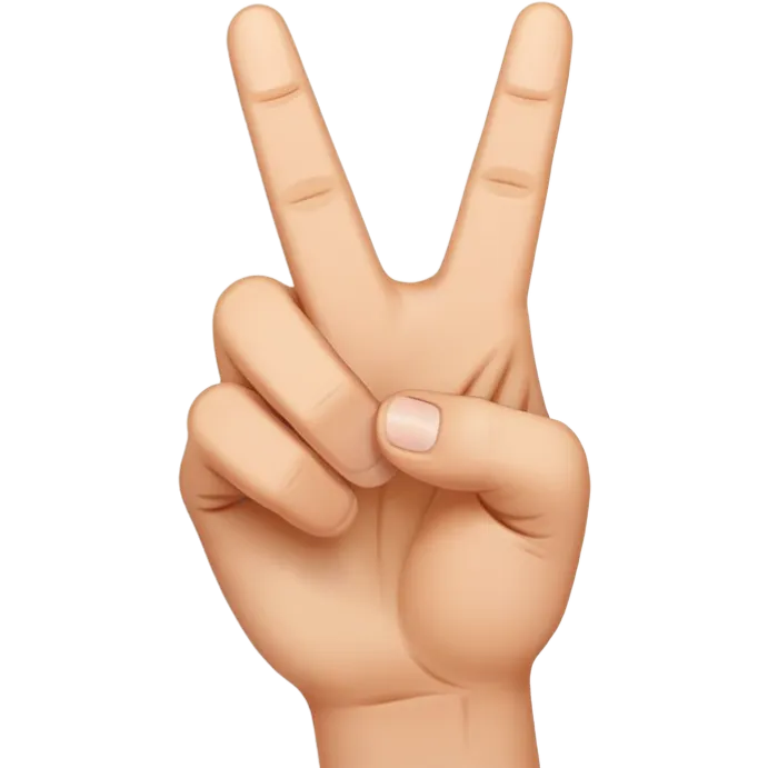 Middle finger ￼ emoji