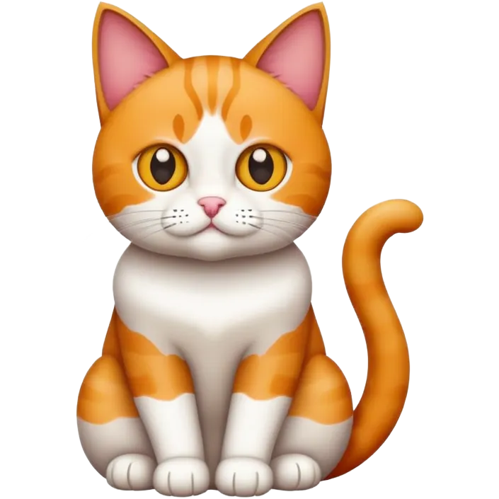  Devon cat sitting emoji
