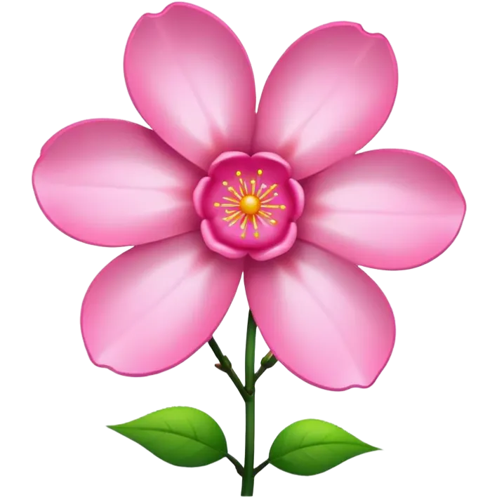Néon fleur de sakura emoji