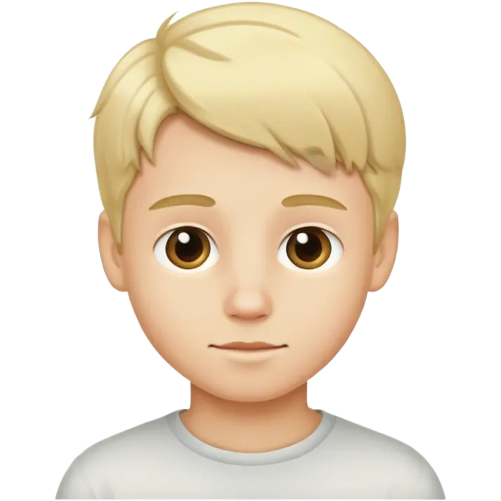 Blond boy emoji