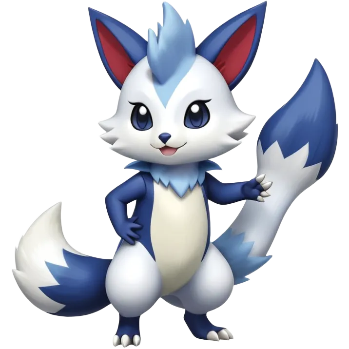Shiny Furret-Meowstic-Zangoose-Hybrid (Full body) emoji