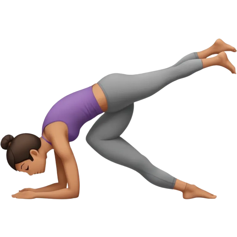 person doing bridge pose, side view emoji