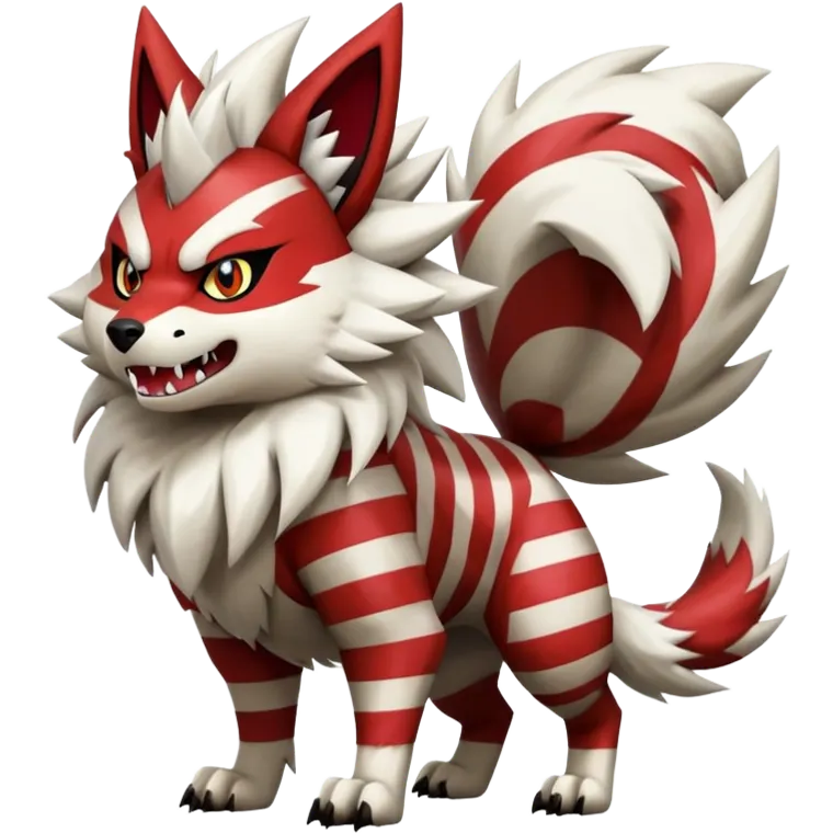 Zigzagoon-Arcanine-Zangoose-Hybrid (Full body) emoji