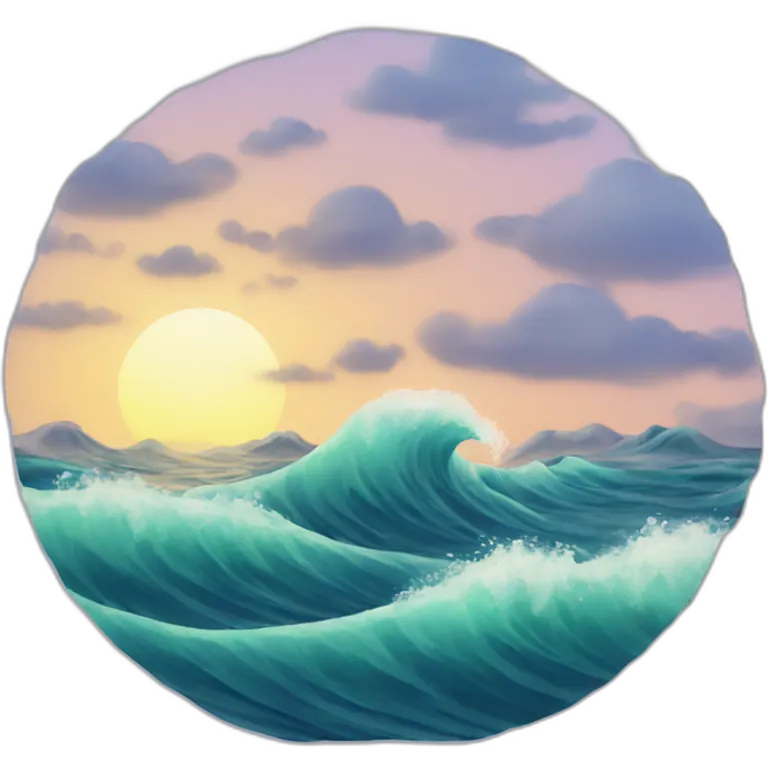 Waves emoji