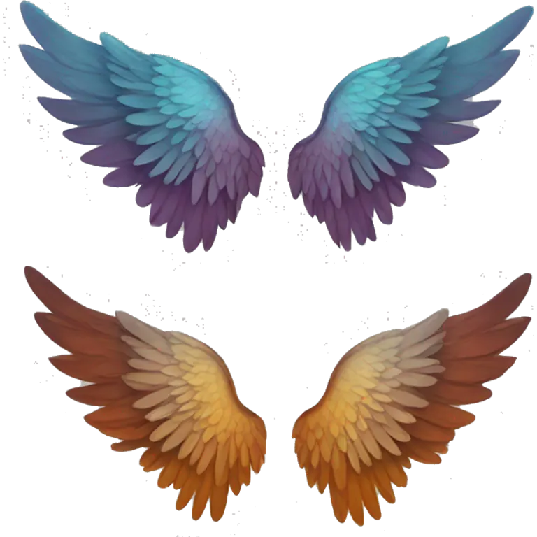 A pair of wings emoji
