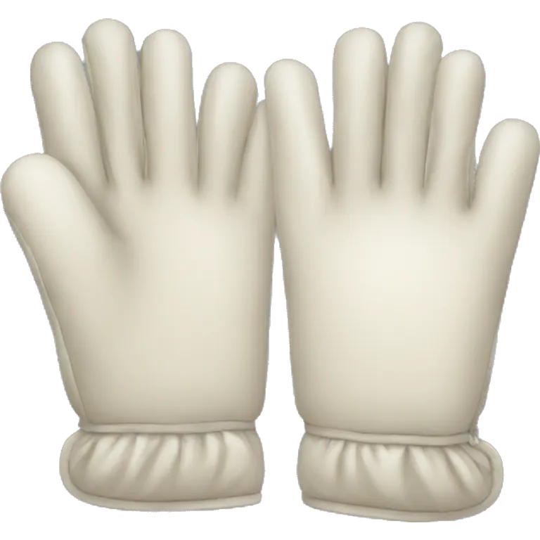a pair of gloves emoji