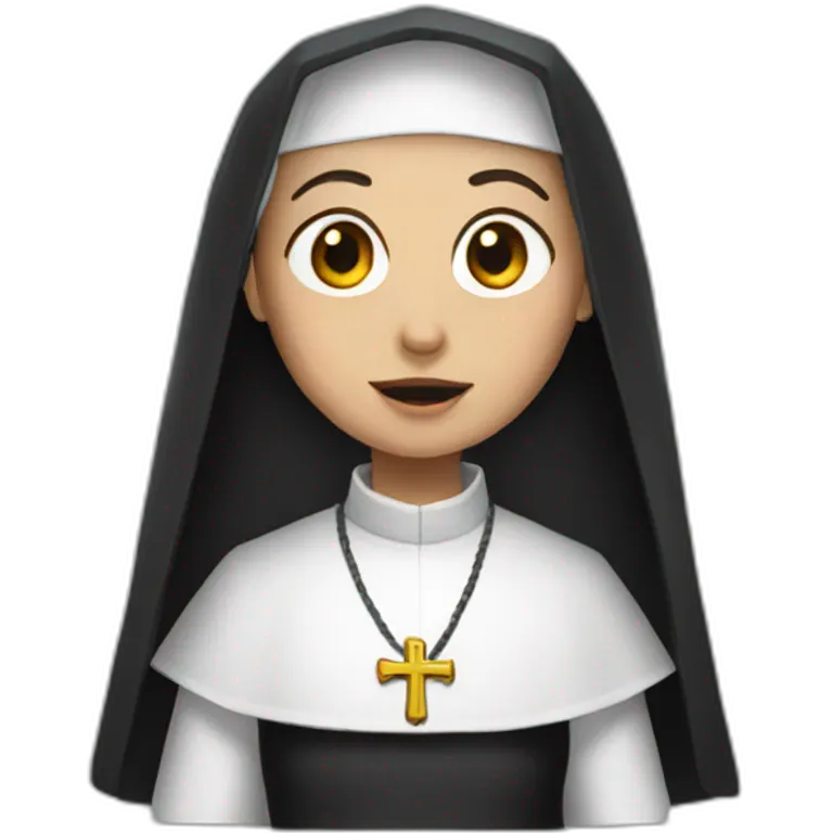 The nun emoji