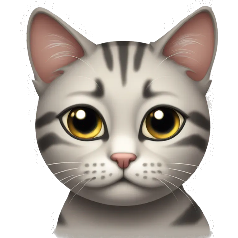 gato con los ojos cerrados llorando emoji