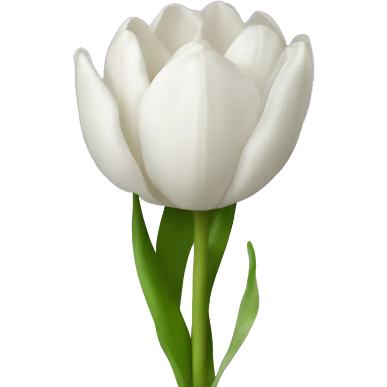 White tulps emoji