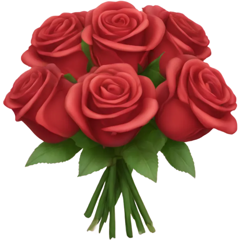 Boquet of roses  emoji