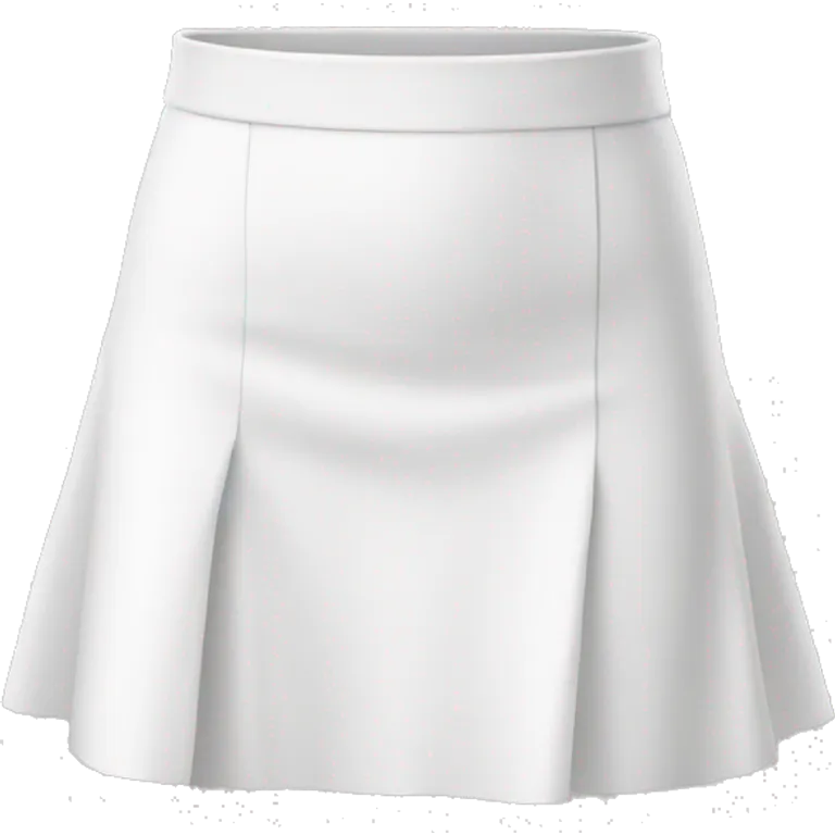 white mini skirt emoji