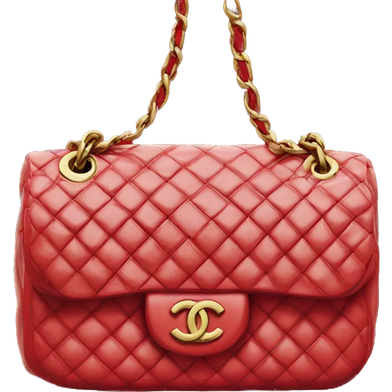 Chanel bag Red emoji