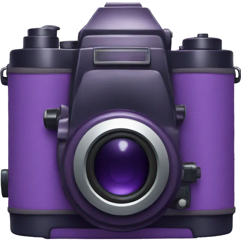 Purple camera  emoji