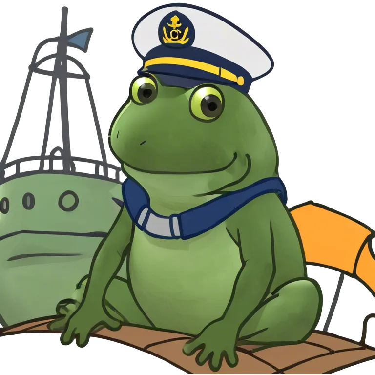 bufo on a ship emoji