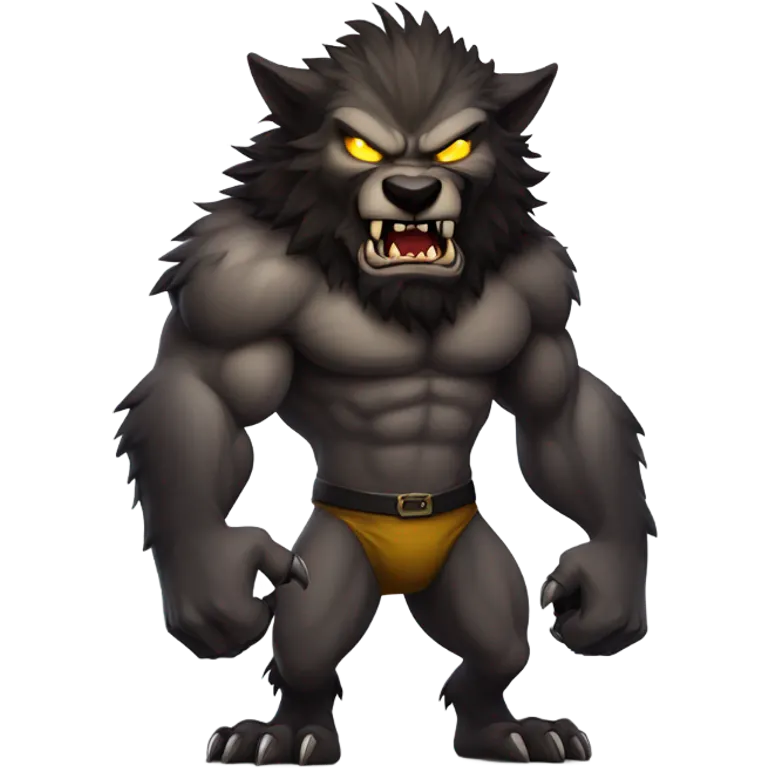 Werewolf emoji