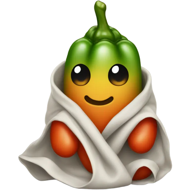 pepper in blanket emoji