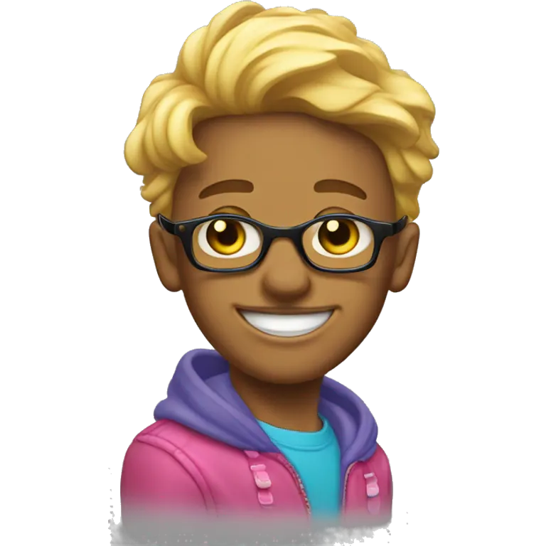 80’s roller skating  emoji