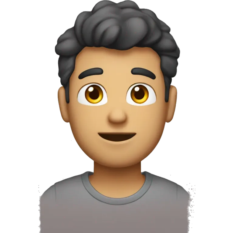 Un chico con una remera que tenga varias platafromas de series emoji
