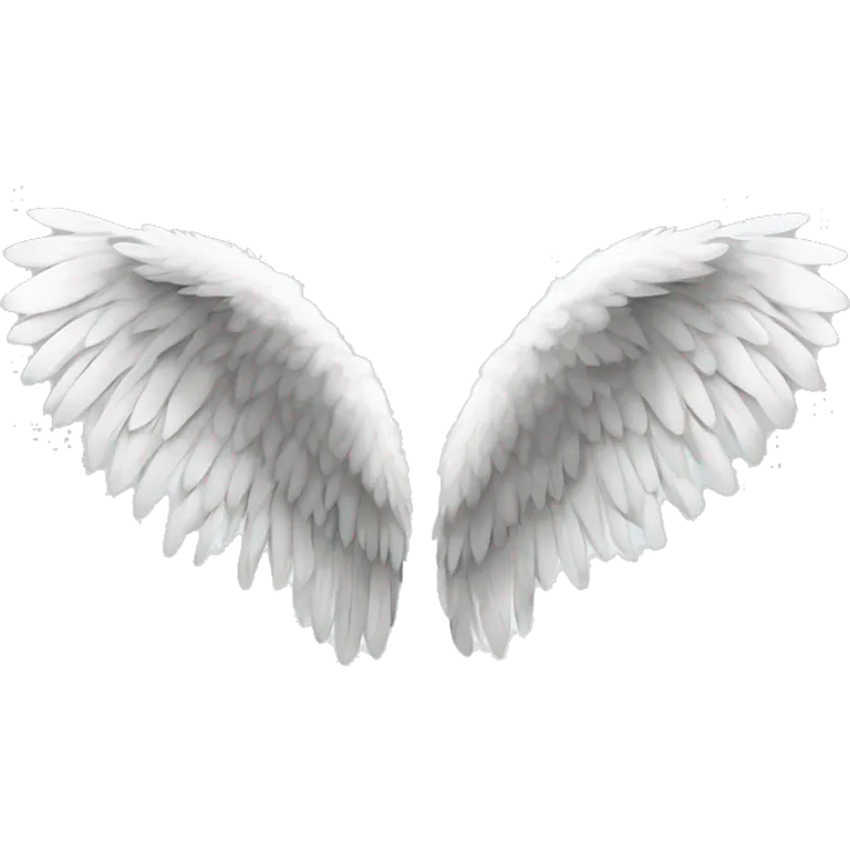 Victoria’s Secret white angel  wings  emoji