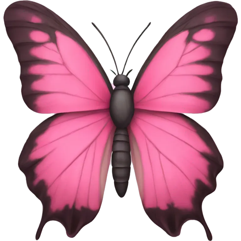 Mariposa rosada emoji