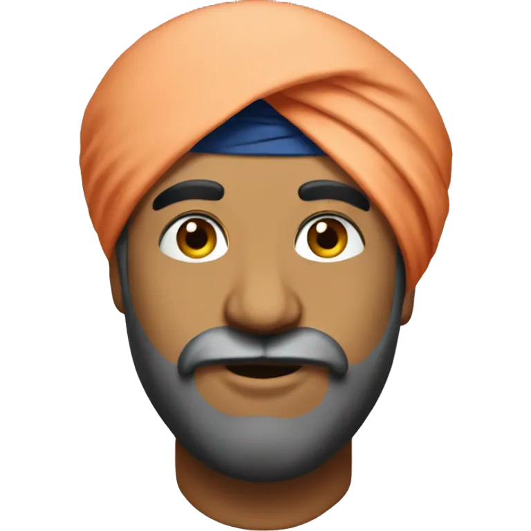 Indian punjabi turban emoji