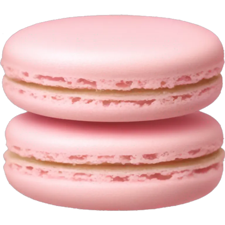 Light pink macaron emoji