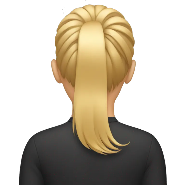 hair tucking behind ear emoji