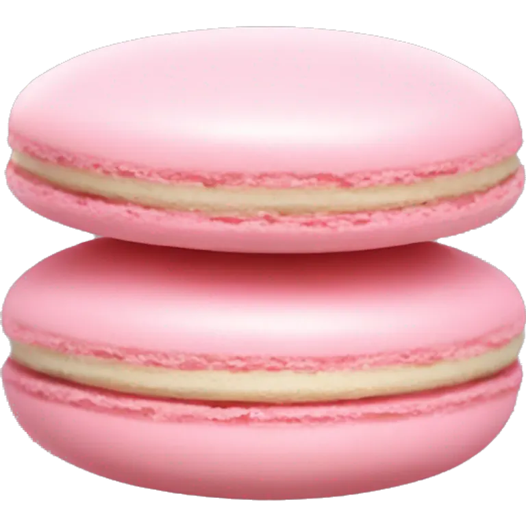Light pink macaron emoji