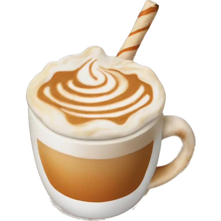 Pumpkin spice latte emoji
