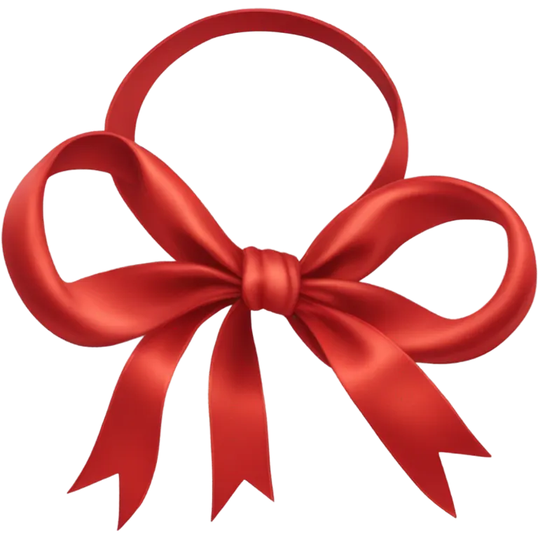 red bow emoji