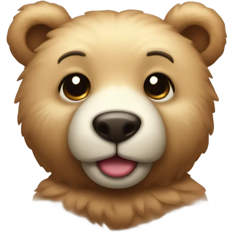 oso de peluche con un corazón en las manos emoji