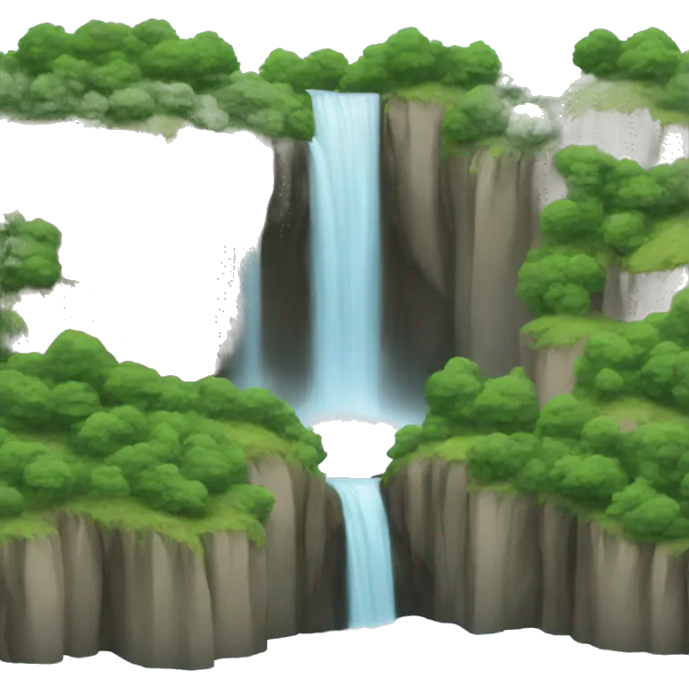 Waterfall  emoji